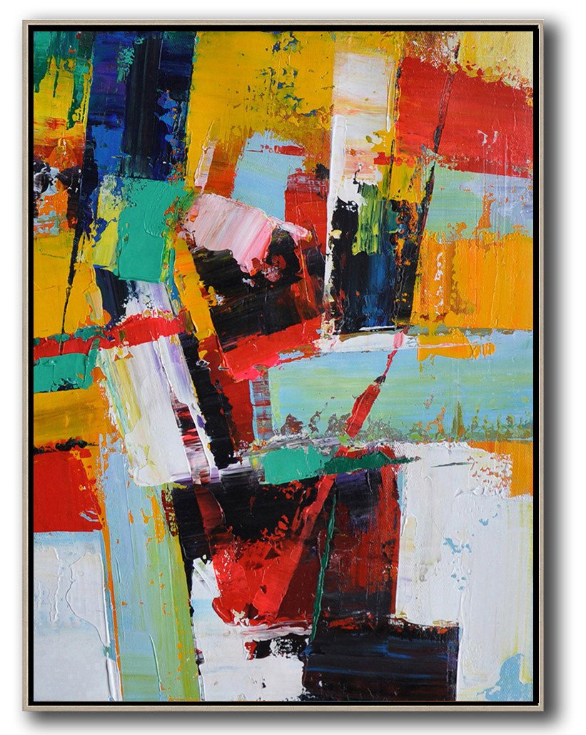 Palette Knife Contemporary Art #L26B - Click Image to Close